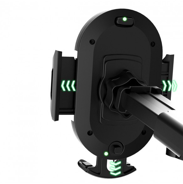 Dudao Telescopic Gravity Car Windshield Mount Holder Black (ny F2S svart)