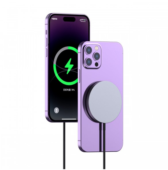 Dudao MagSafe 15W induktiv laddare - svart