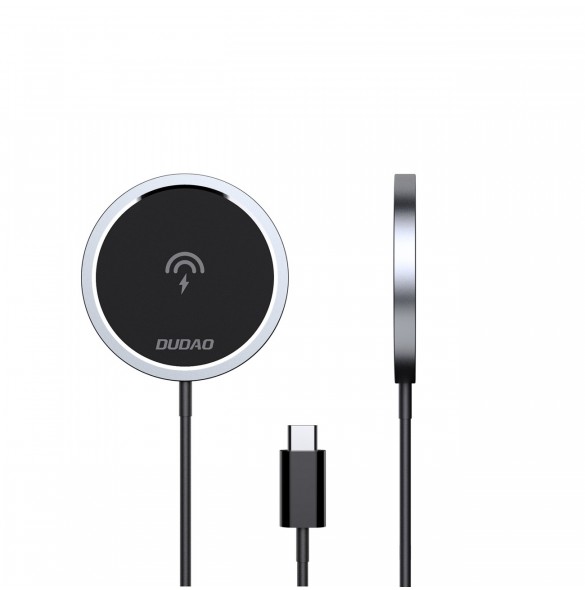 Dudao MagSafe 15W induktiv laddare - svart