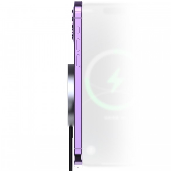 Dudao MagSafe 15W induktiv laddare - svart