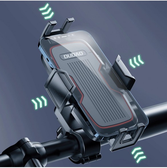 Dudao cykeltelefonhållare för styret svart (F7PRO)