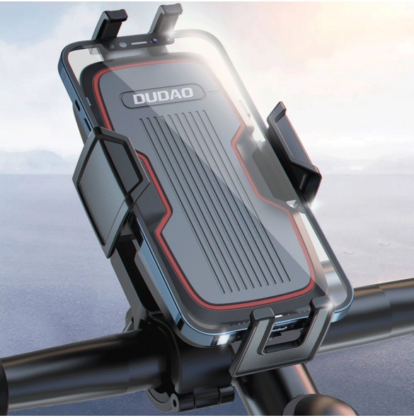 Dudao cykeltelefonhållare för styret svart (F7PRO)