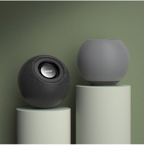 Dudao trådlös Bluetooth 5.0-högtalare 3W 500mAh grå (Y3s-grå)