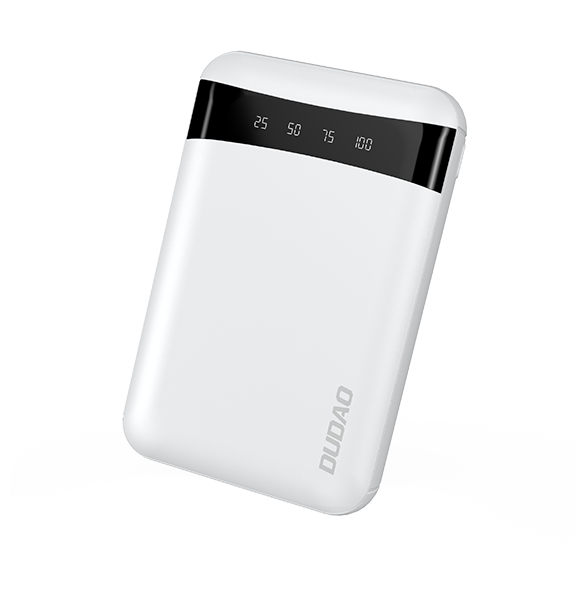 Dudao Portable 10000mAh USB Power Bank Svart (K3Pro mini)