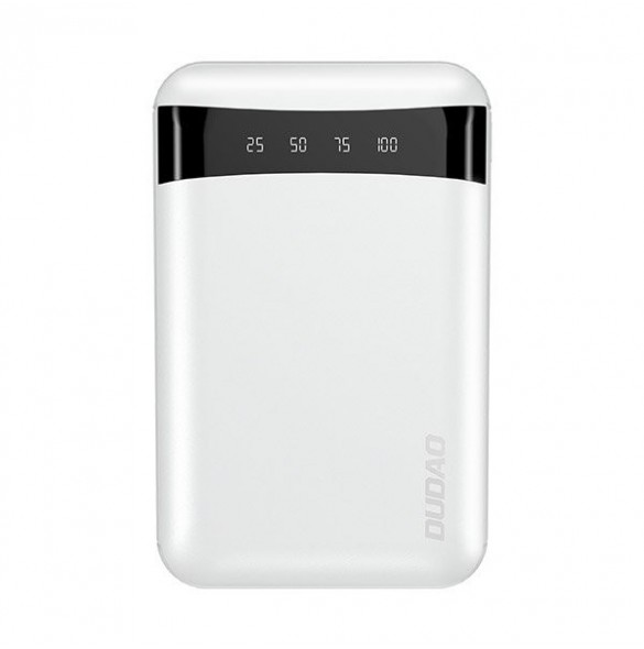 Dudao Portable USB Power Bank 10000mAh Vit (K3Pro mini)