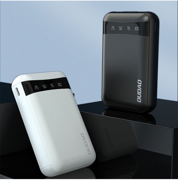Dudao Portable USB Power Bank 10000mAh Vit (K3Pro mini)