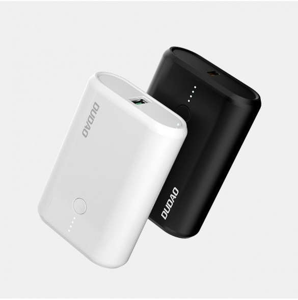 Dudao powerbank 10000 mAh Power Delivery Quick Charge 3.0 22.5 W svart (K14_Black)
