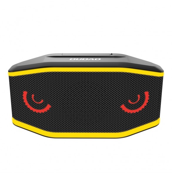 Dudao vattentät IP7 trådlös Bluetooth 5.0 RGB 5W 1200mAh högtalare Svart (Y10XS-svart)