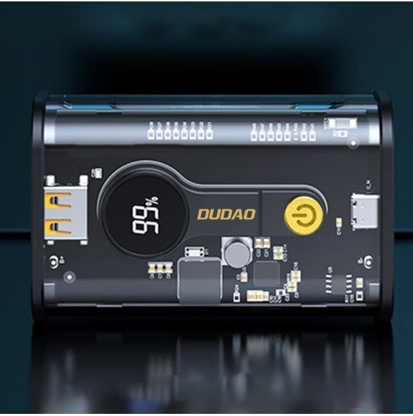 Dudao powerbank 10000mAh 1xUSB-C / 1xUSB-A 22,5W PD svart (K16)