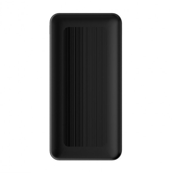 Dudao powerbank 20000 mAh Strömförsörjning 20 W Snabbladdning 3.0 2x USB / USB Typ C svart (K12PQ + svart)