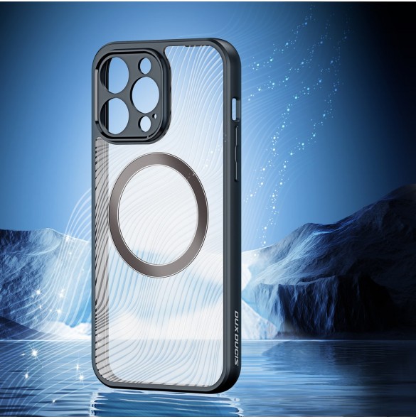 Pansarfodral för iPhone 14 Pro kompatibel med MagSafe Dux Ducis Aimo Mag - svart