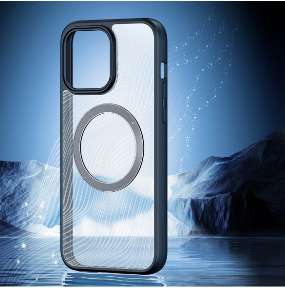 Pansarfodral till iPhone 15 Pro Max med MagSafe Dux Ducis Aimo Mag - svart