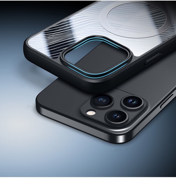 Pansarfodral till iPhone 15 Pro Max med MagSafe Dux Ducis Aimo Mag - svart