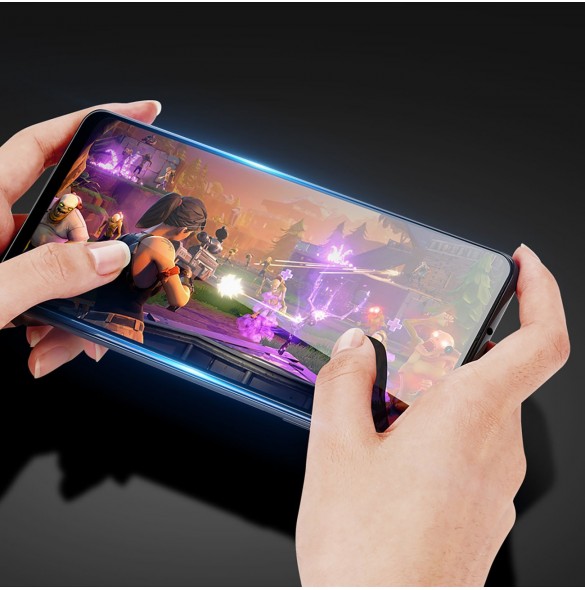 Dux Ducis 10D härdat glas 9H helskärmshärdat glas med ram Motorola Moto E32 svart (väskvänlig)