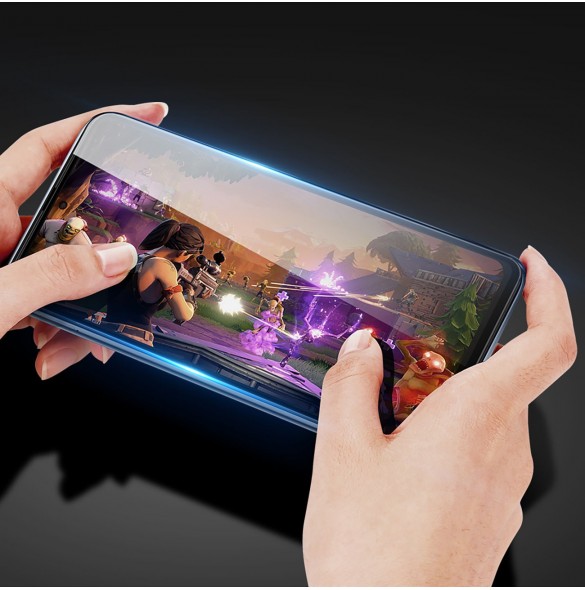 Dux Ducis 10D härdat glas 9H helskärmshärdat glas med ram Motorola Moto G52 svart (väskvänlig)