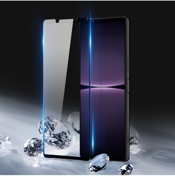 Dux Ducis 10D härdat glas härdat glas för Sony Xperia 1 V 9H med svart ram
