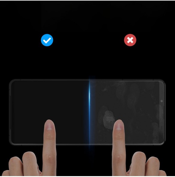 Dux Ducis 10D härdat glas härdat glas för Sony Xperia 1 V 9H med svart ram