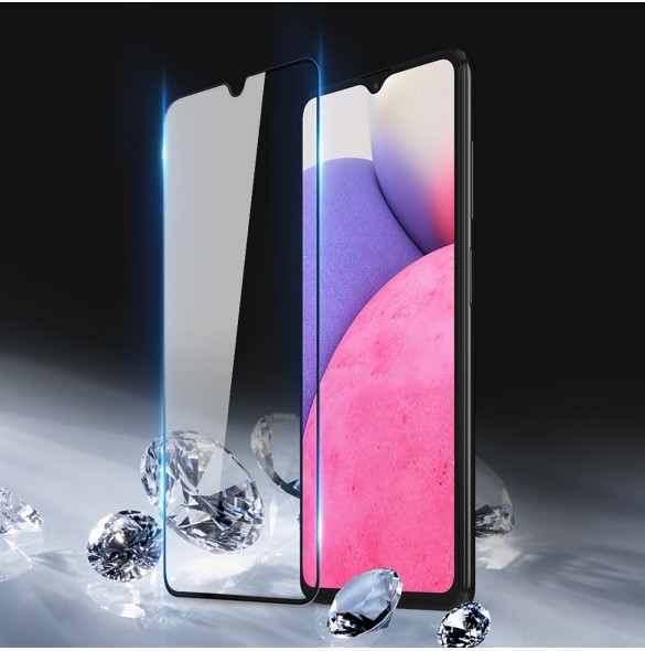 Dux Ducis 9D härdat glas helskärm 9H helskärmshärdat glas med ram för Samsung Galaxy A33 5G svart (fodralvänlig)