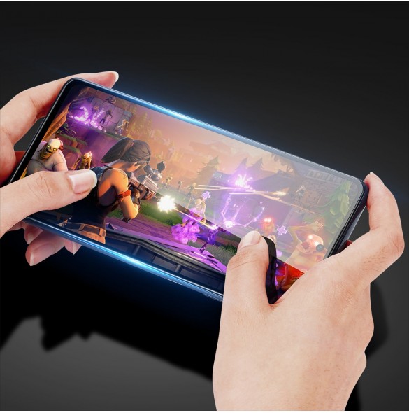 Dux Ducis 9D härdat glas helskärm 9H helskärmshärdat glas med ram för Samsung Galaxy M53 5G svart (fodralvänlig)