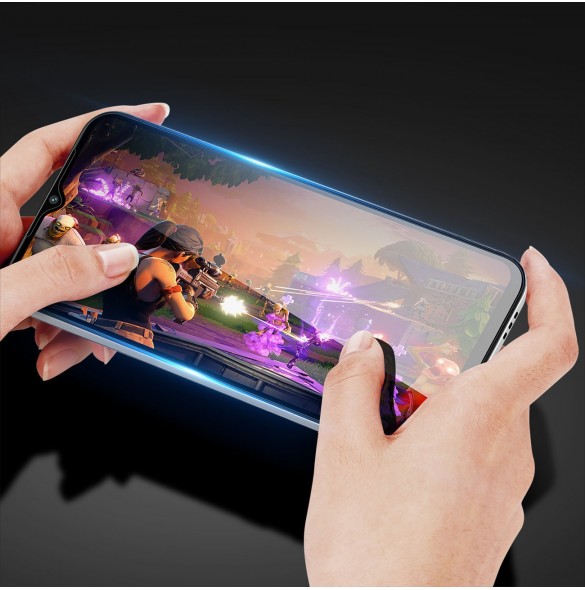 Dux Ducis 9D härdat glas Oppo A17 9H härdat glas med svart ram