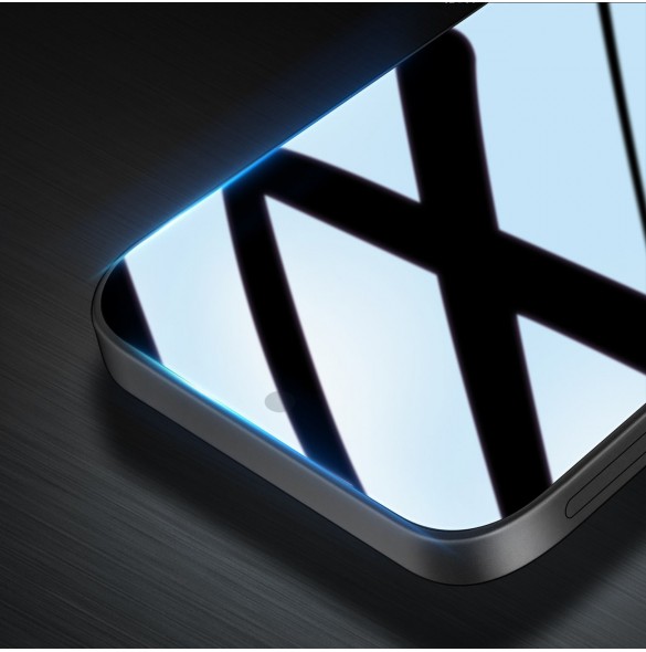 Dux Ducis 9D härdat glas Oppo A17 9H härdat glas med svart ram