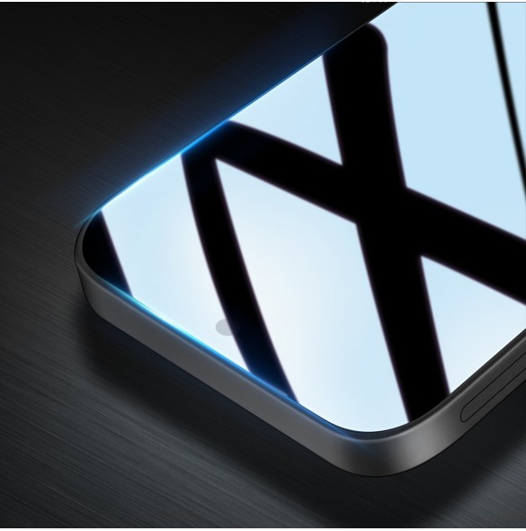 Dux Ducis 9D härdat glas Realme C33 9H härdat glas med svart ram