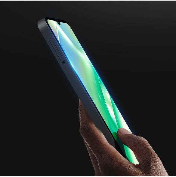 Dux Ducis 9D härdat glas Realme C33 9H härdat glas med svart ram