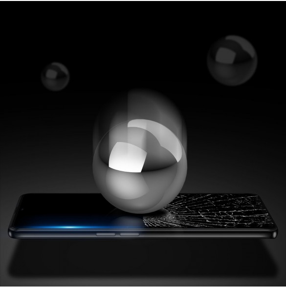 Dux Ducis 9D skärmskydd i härdat glas för Realme GT Neo 3 9H med svart ram