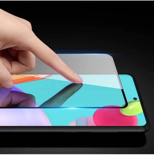 Dux Ducis 9D Tough Screen Protector i härdat glas täckt med ram för Samsung Galaxy A52s 5G / A52 5G / A52 4G svart (väskvänli