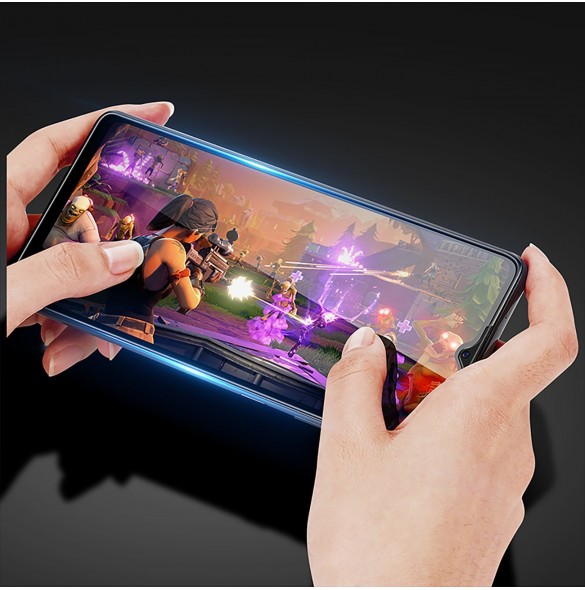 Dux Ducis 9D Tempered Glass Vivo Y16 / Y02s helskärm med ram svart (fodralvänlig)