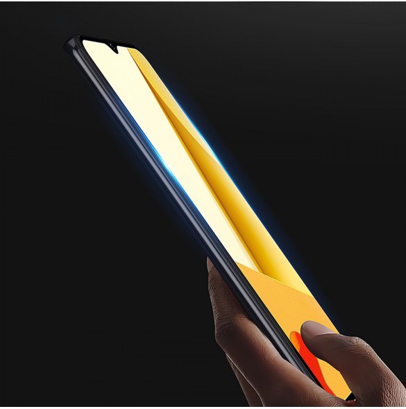 Dux Ducis 9D Tempered Glass Vivo Y16 / Y02s helskärm med ram svart (fodralvänlig)