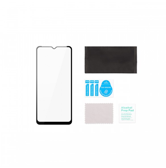 Dux Ducis 9D härdat glas Vivo Y35 / Vivo Y22 / Vivo Y22s 9H härdat glas med svart ram