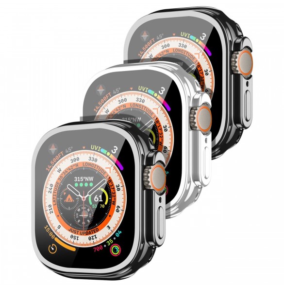 Dux Ducis Apple Watch Ultra fodral ensam 49 mm flexibel smartwatch-fodral silver
