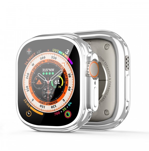 Dux Ducis Apple Watch Ultra fodral ensam 49 mm flexibel smartwatch-fodral silver