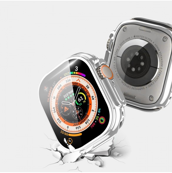 Dux Ducis Apple Watch Ultra fodral ensam 49 mm flexibel smartwatch-fodral silver