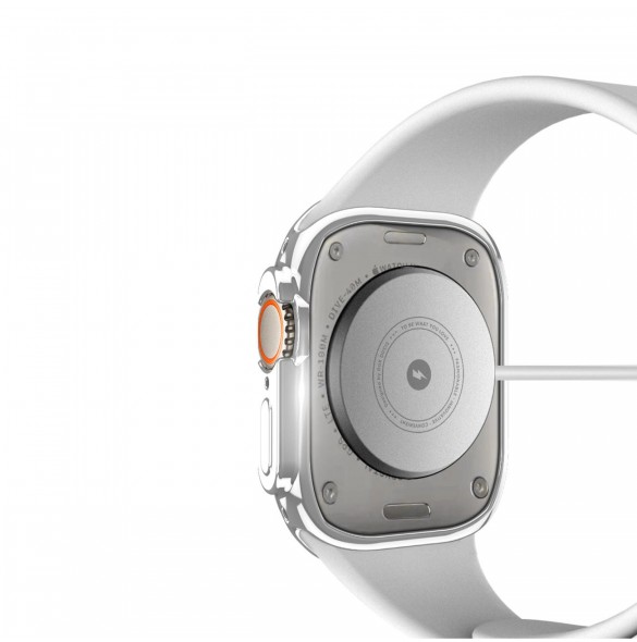Dux Ducis Apple Watch Ultra fodral ensam 49 mm flexibel smartwatch-fodral silver