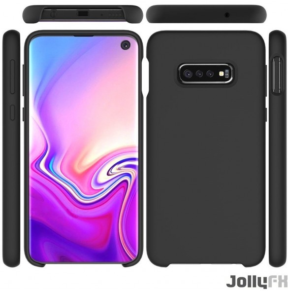Svart och väldigt snyggt skydd Samsung Galaxy S10.