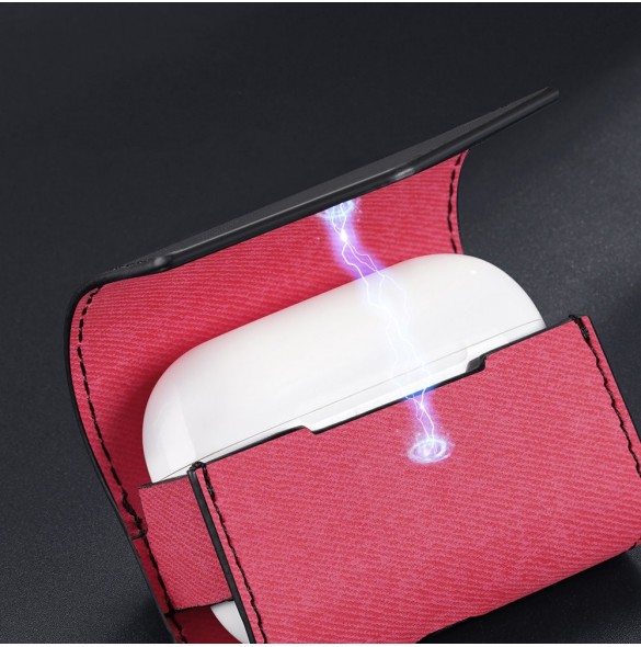Dux Ducis Case Mix Fodral för AirPods 3 hörlurshölster Röd