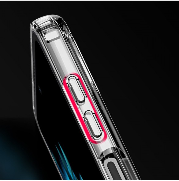 Dux Ducis Clin Fodral för Oppo Find N2 Flip Armor Fodral Bakstycke Transparent