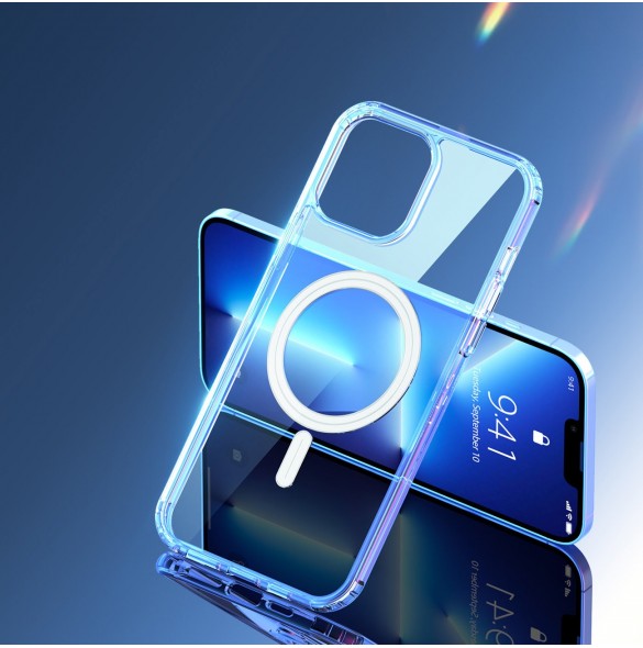 Dux Ducis Clin magnetfodral för iPhone 13 Pro Max Kompatibel med MagSafe transparent