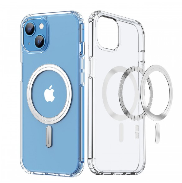 Dux Ducis Clin magnetfodral för iPhone 14 Plus kompatibelt med MagSafe transparent