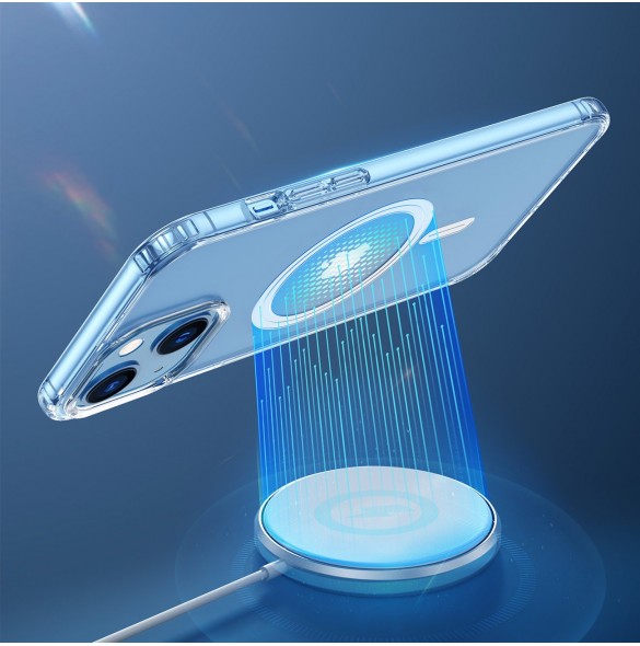 Dux Ducis Clin magnetfodral för iPhone 14 Plus kompatibelt med MagSafe transparent