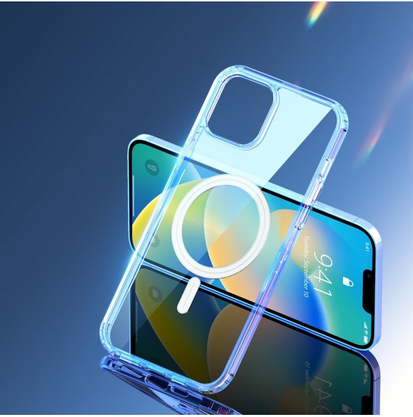 Dux Ducis Clin magnetfodral för iPhone 14 Plus kompatibelt med MagSafe transparent