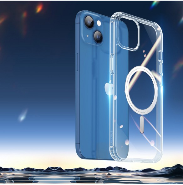 Dux Ducis Clin magnetfodral för iPhone 14 Plus kompatibelt med MagSafe transparent