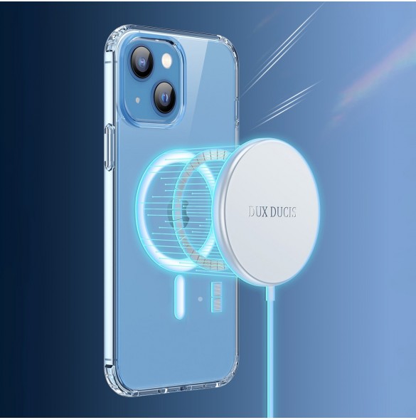 Dux Ducis Clin magnetfodral för iPhone 14 Plus kompatibelt med MagSafe transparent