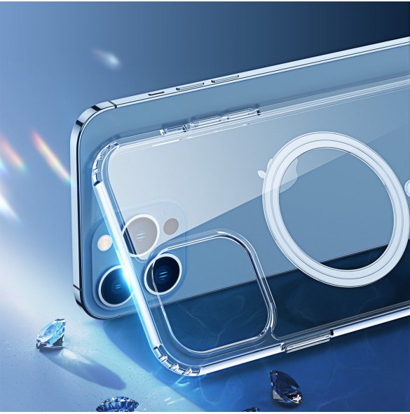 Dux Ducis Clin magnetfodral för iPhone 14 Pro Max Kompatibel med MagSafe transparent