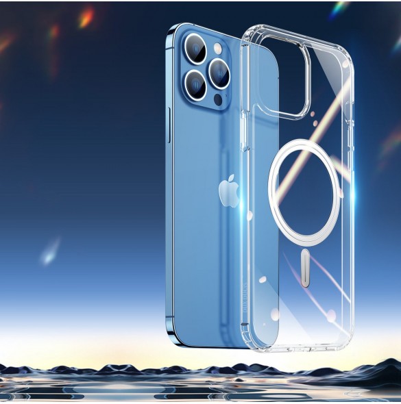 Dux Ducis Clin magnetfodral för iPhone 14 Pro Max Kompatibel med MagSafe transparent