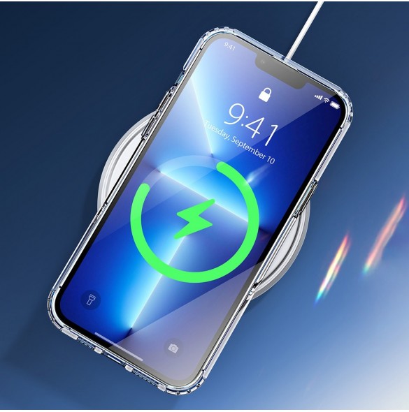 Dux Ducis Clin magnetfodral för iPhone 14 Pro Max Kompatibel med MagSafe transparent