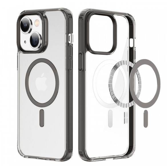 Dux Ducis Clin2 fodral för iPhone 14 Plus magnetiskt skal MagSafe grå