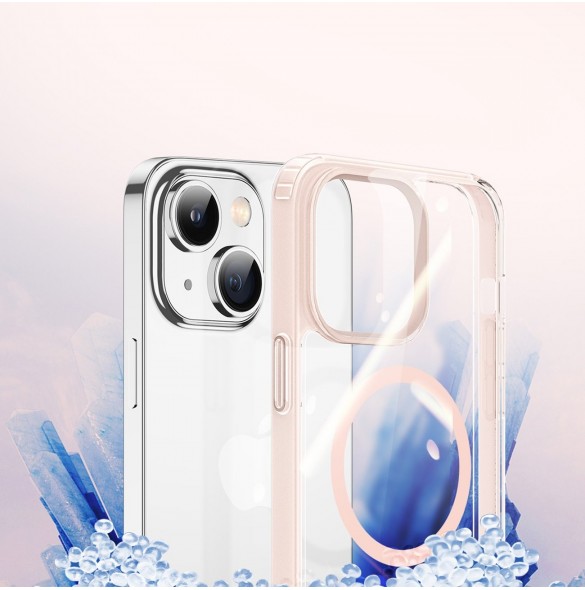 Dux Ducis Clin2 fodral för iPhone 14 Plus magnetiskt MagSafe skal rosa